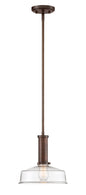 Designers Fountain - 96532-SCB - One Light Pendant - Carson - Satin Copper Bronze