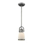 ELK Home - 66681-1-LA - One Light Mini Pendant - Brooksdale - Weathered Zinc
