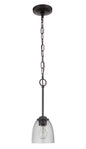 Craftmade - 49991-ESP - One Light Mini Pendant - Serene - Espresso