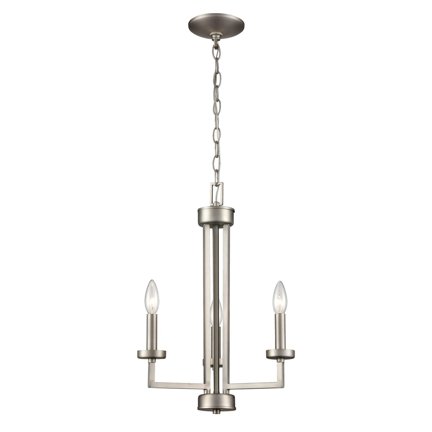 ELK Home - CN240322 - Three Light Chandelier - West End - Brushed Nickel