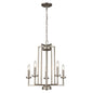 ELK Home - CN240522 - Six Light Chandelier - West End - Brushed Nickel