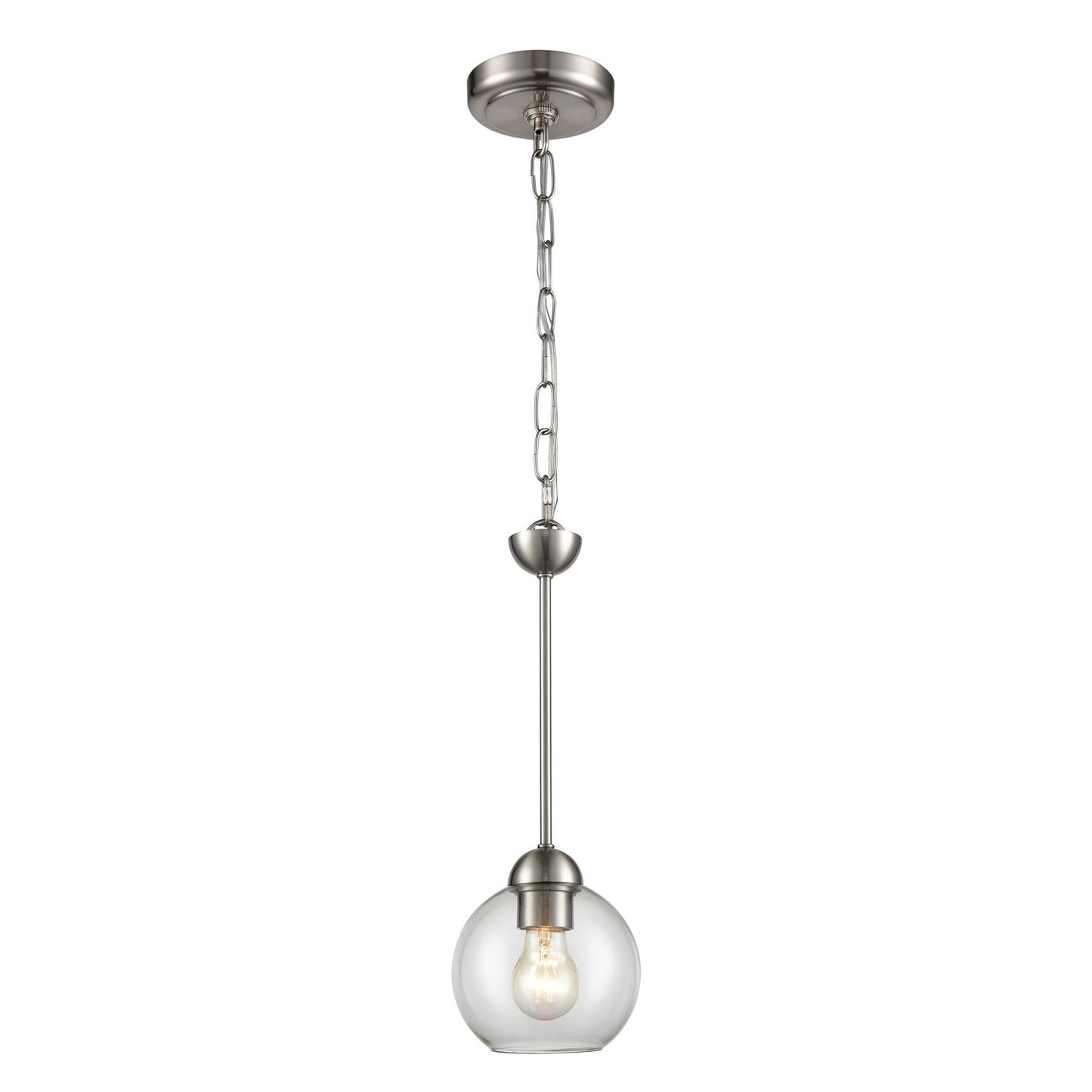 ELK Home - CN280152 - One Light Mini Pendant - Astoria - Brushed Nickel