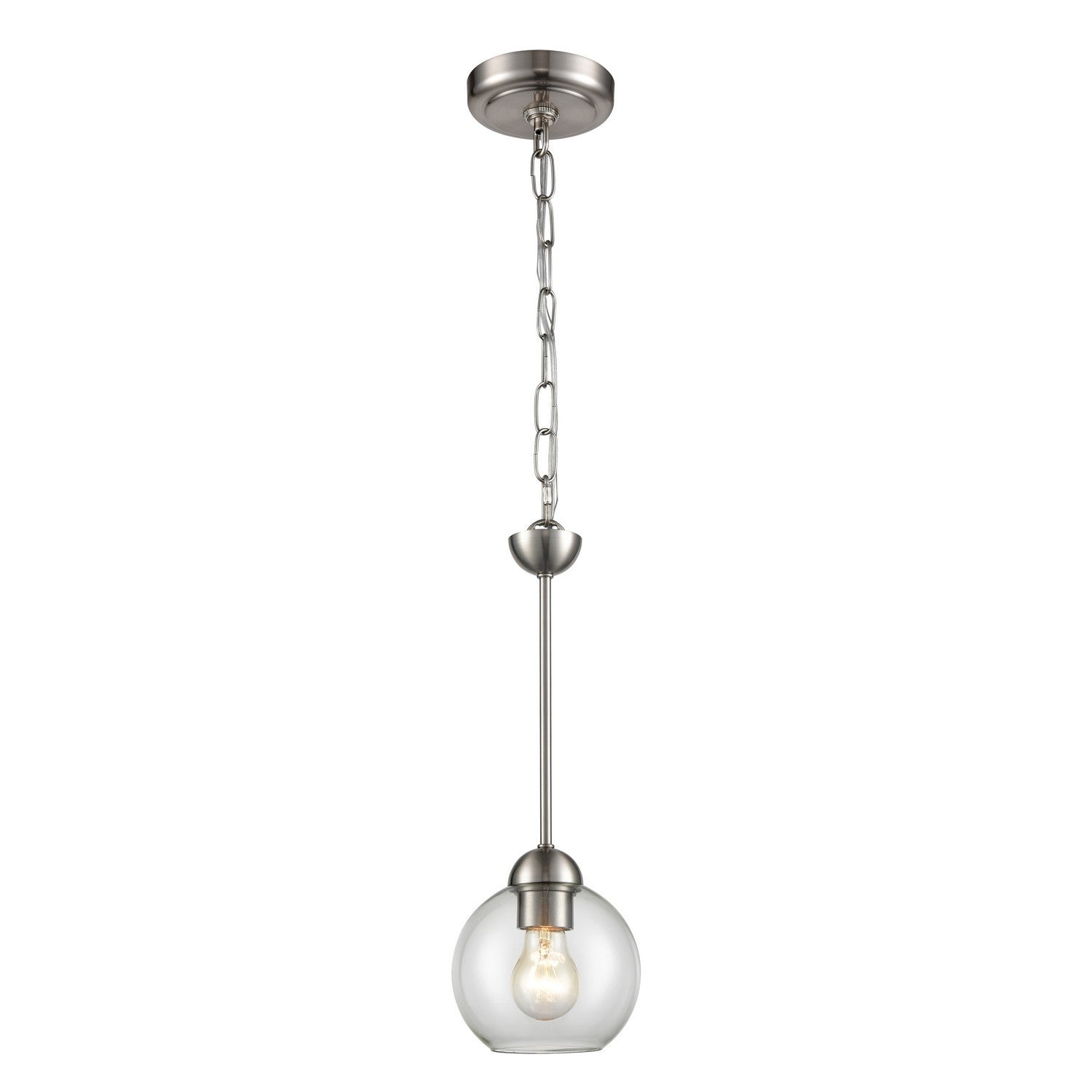 ELK Home - CN280152 - One Light Mini Pendant - Astoria - Brushed Nickel