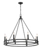 Z-Lite - 4005-8MB - Eight Light Chandelier - Dennison - Matte Black