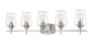 Z-Lite - 473-5V-BN - Five Light Vanity - Joliet - Brushed Nickel