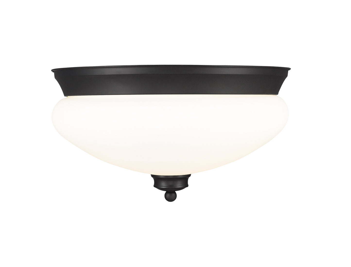 Z-Lite - 721F2-MB - Two Light Flush Mount - Amon - Matte Black