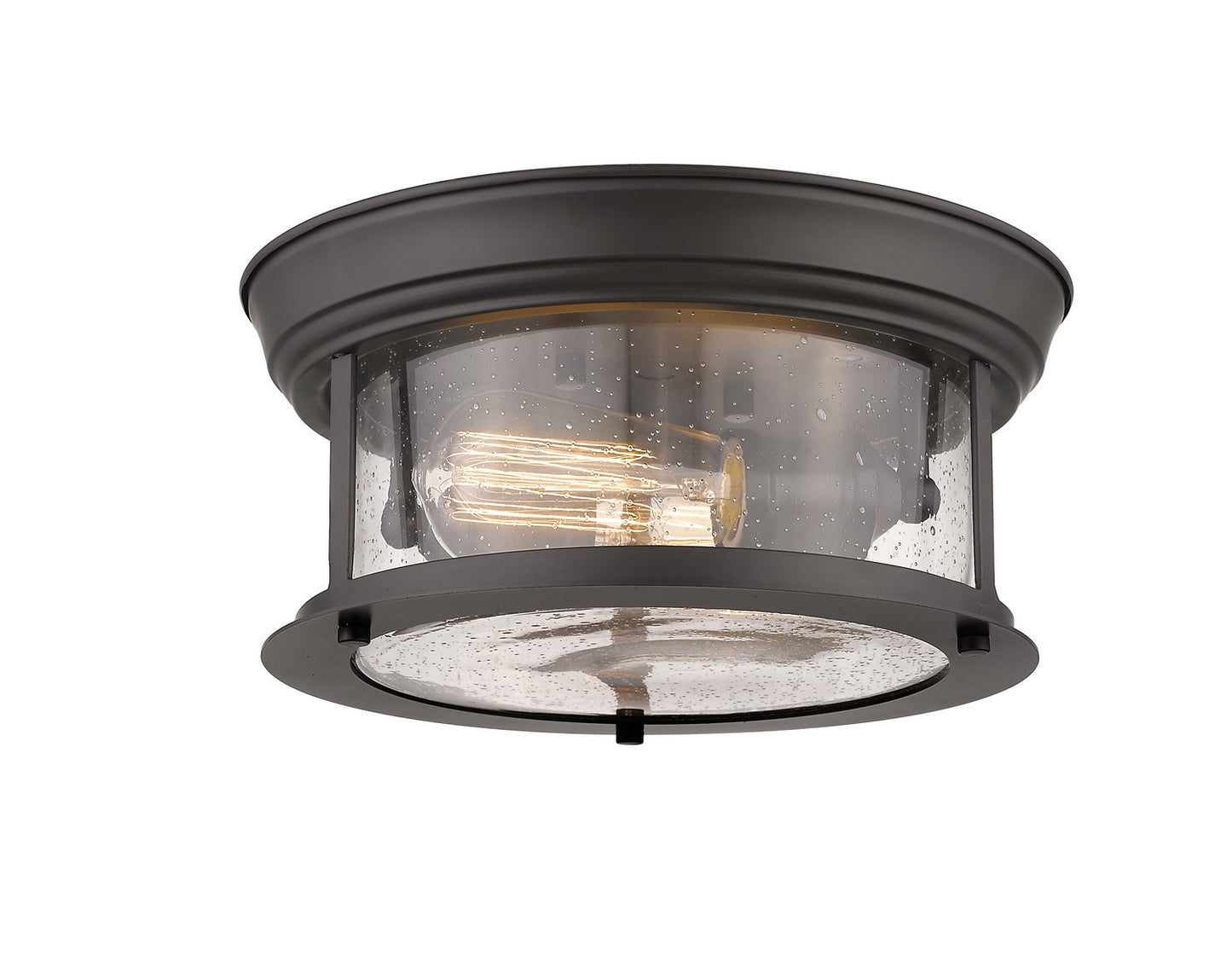 Z-Lite - 727F10-BRZ - Two Light Flush Mount - Sonna - Bronze