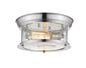 Z-Lite - 727F10-CH - Two Light Flush Mount - Sonna - Chrome