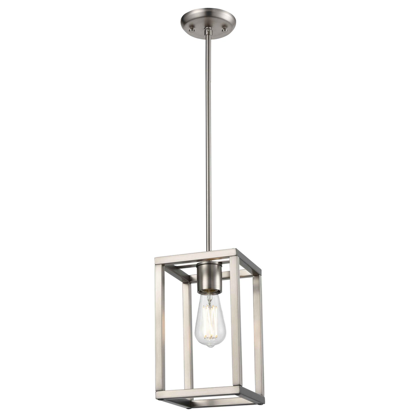 DVI Lighting - DVP28121MF+BN - One Light Mini-Pendant - Sambre - Multiple Finishes And Buffed Nickel