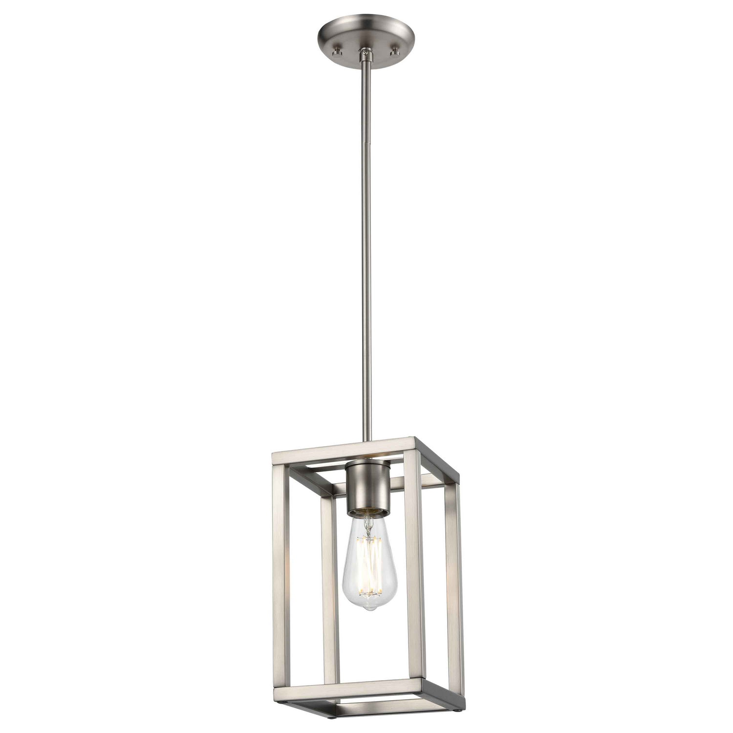 DVI Lighting - DVP28121MF+BN - One Light Mini-Pendant - Sambre - Multiple Finishes And Buffed Nickel