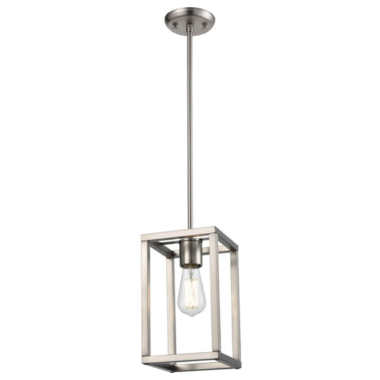 DVI Lighting - DVP28121MF+BN - One Light Mini-Pendant - Sambre - Multiple Finishes And Buffed Nickel