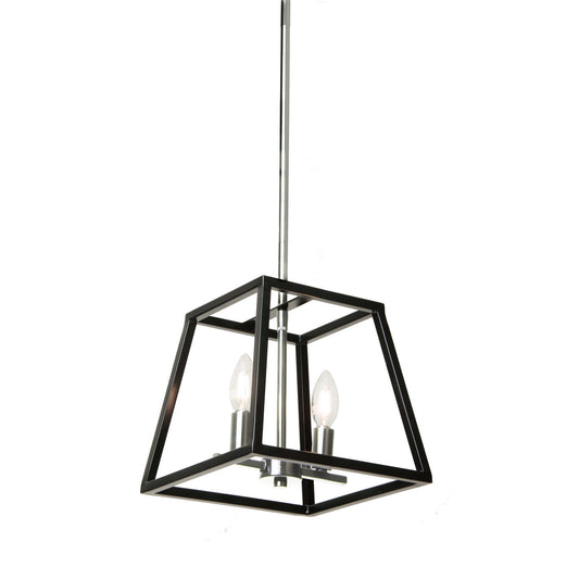 DVI Lighting - DVP30021SN+GR - Two Light Pendant - Laurentian - Satin Nickel And Graphite