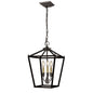 DVI Lighting - DVP30147MF+GR - Three Light Pendant - Lundy'S Lane - Multiple Finishes And Graphite