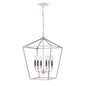 DVI Lighting - DVP30148MF+SN - Six Light Foyer Pendant - Lundy'S Lane - Multiple Finishes And Satin Nickel