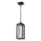 DVI Lighting - DVP43375BK-CL - One Light Outdoor Pendant - County Fair Outdoor - Black With Clear Glass