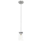 DVI Lighting - DVP9051BN-CL - One Light Pendant - Erin - Buffed Nickel With Clear Glass