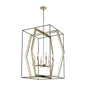 ELK Home - 1141-103 - Eight Light Pendant - Mixed Geometries - Silver Leaf