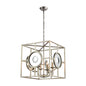 ELK Home - D4127 - Four Light Chandelier - Magnitude - Silver Leaf