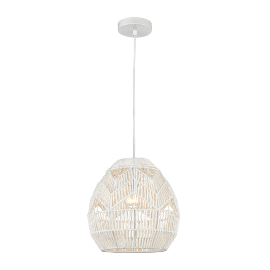 ELK Home - D4220 - One Light Mini Pendant - Boho - White