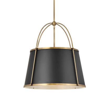 Clarke LED Chandelier in Warm Brass